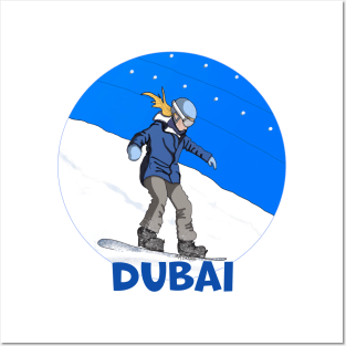 Snowboard in Dubai Posters and Art